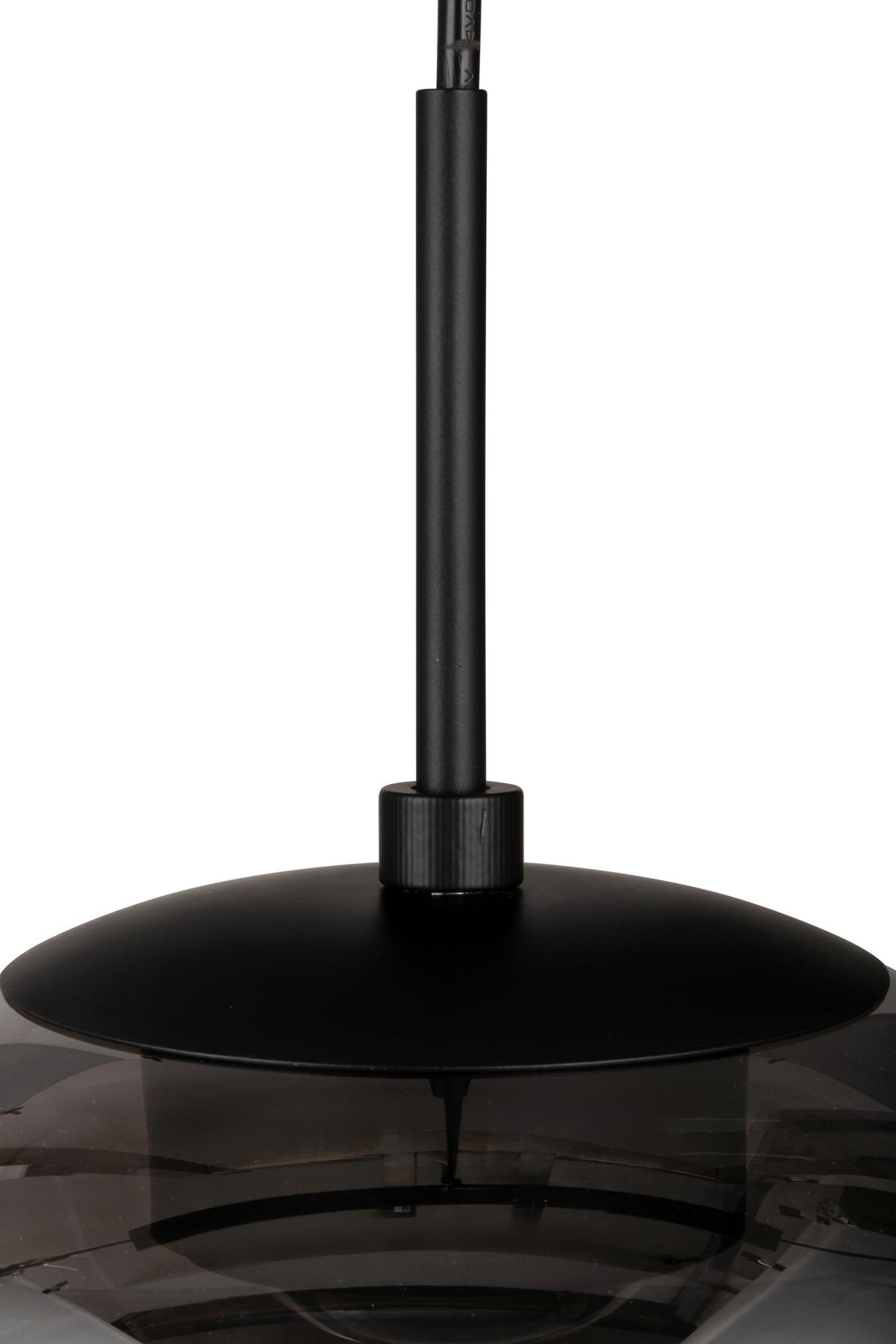 LED-HÄNGELEUCHTE Mila 103/23/150 cm   - Schwarz, Design, Glas/Metall (103/23/150cm) - Novel