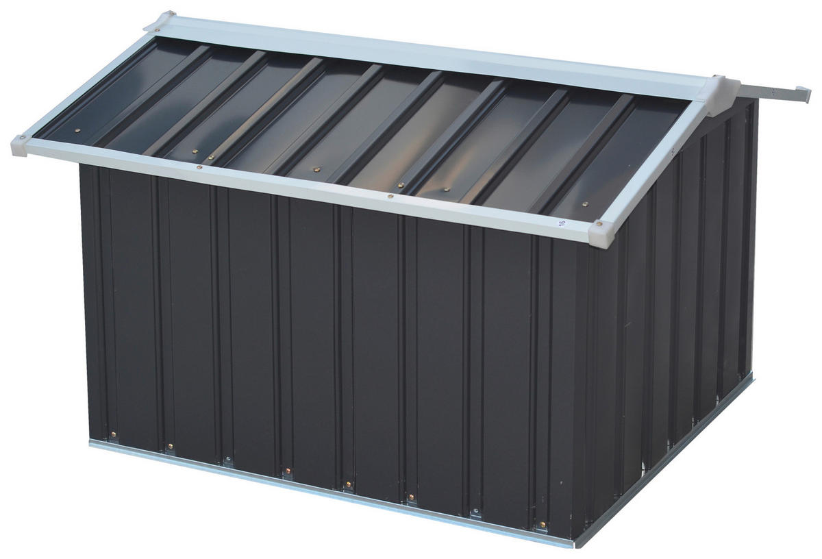 KLEINGARAGE 86/100/63,5 cm  - Anthrazit, MODERN, Metall (86/100/63,5cm) - Homezone