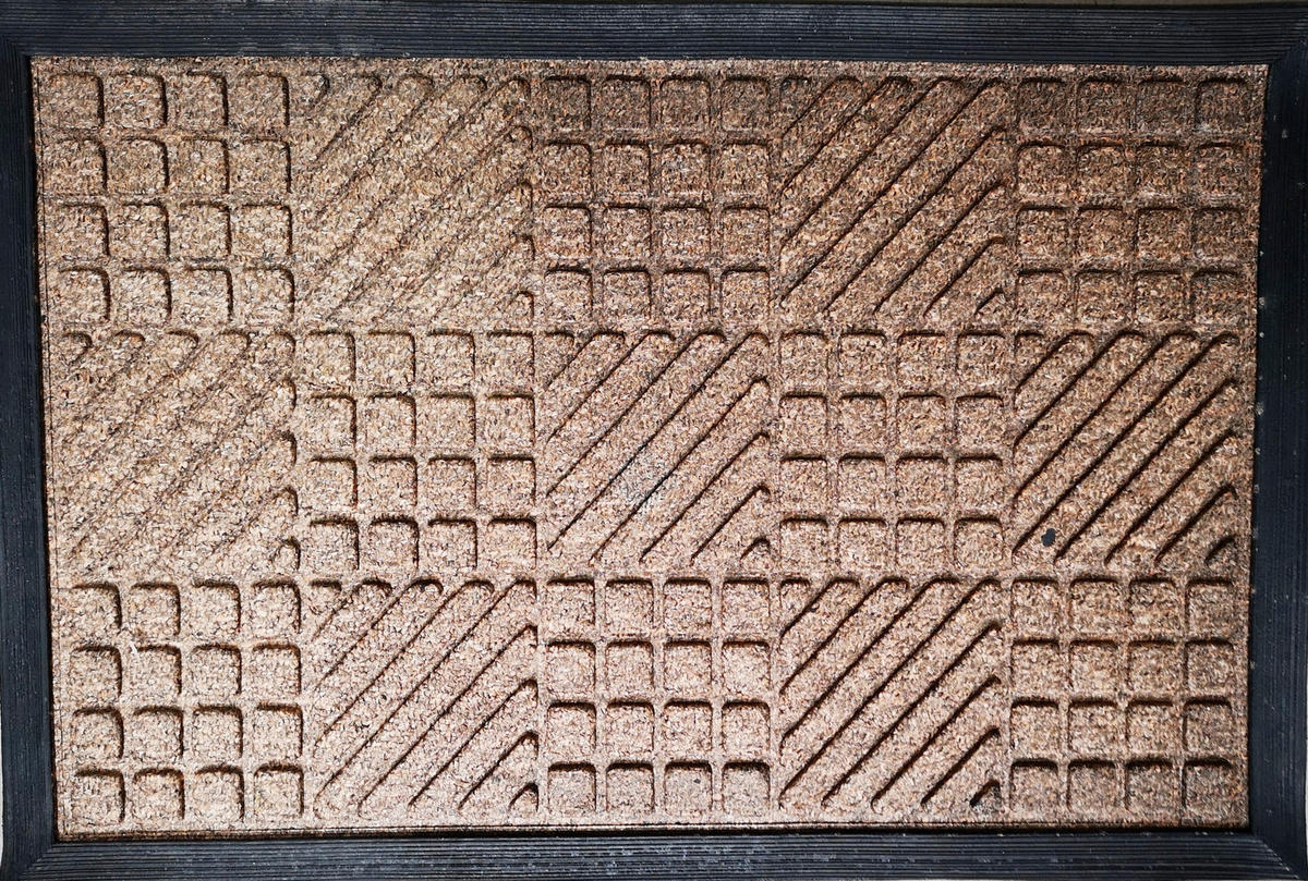 LÁBTÖRLŐ 40/60 cm  - barna, Basics, műanyag/textil (40/60cm)