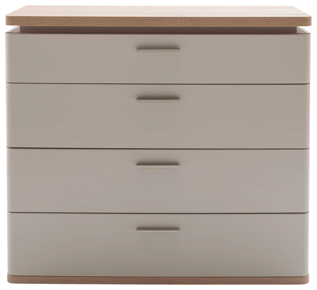 KOMMODE  in 100/90/41 cm  - Kaschmir/Eichefarben, Design, Holz/Holzwerkstoff (100/90/41cm) - Venda