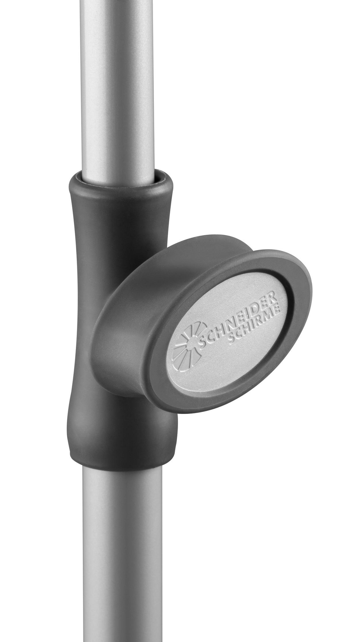 SONNENSCHIRM   - Silberfarben/Naturfarben, Basics, Textil/Metall (200/220/200cm) - Schneider