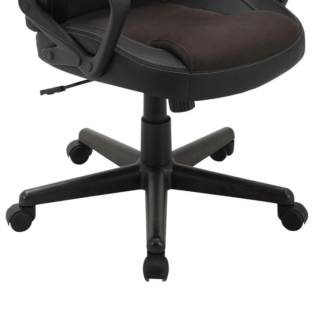 Thumbnail - Mid.you Gamingstuhl, Schwarz, Dunkelgrau, Kunststoff, Textil, Drehkreuz, 62x109-119x68 cm, Kinder- & Jugendzimmer, Jugen...