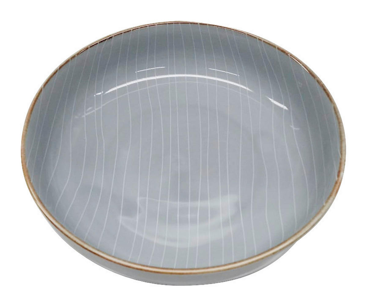 MÉLYTÁNYÉR 22 cm  - szürke, Design, kerámia (22cm) - Landscape