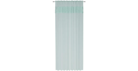 FERTIGVORHANG halbtransparent  - Mintgrün, KONVENTIONELL, Textil (140/245cm) - Esposa