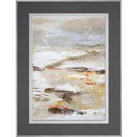 METALLBILD 50,7/65,7 cm  - Silberfarben/Multicolor, Design, Holzwerkstoff/Metall (50,7/65,7cm) - Monee