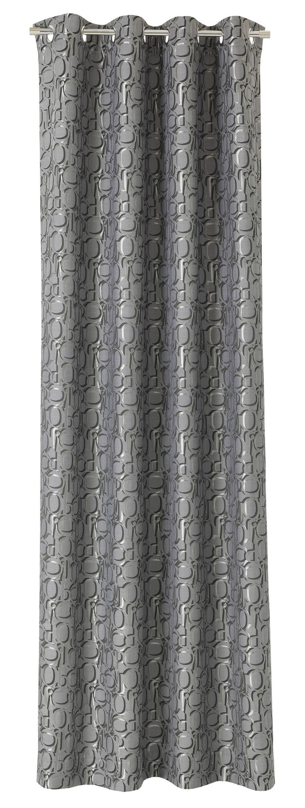 ÖSENVORHANG blickdicht  - Dunkelgrau/Anthrazit, Design, Textil (140/250cm) - Joop!