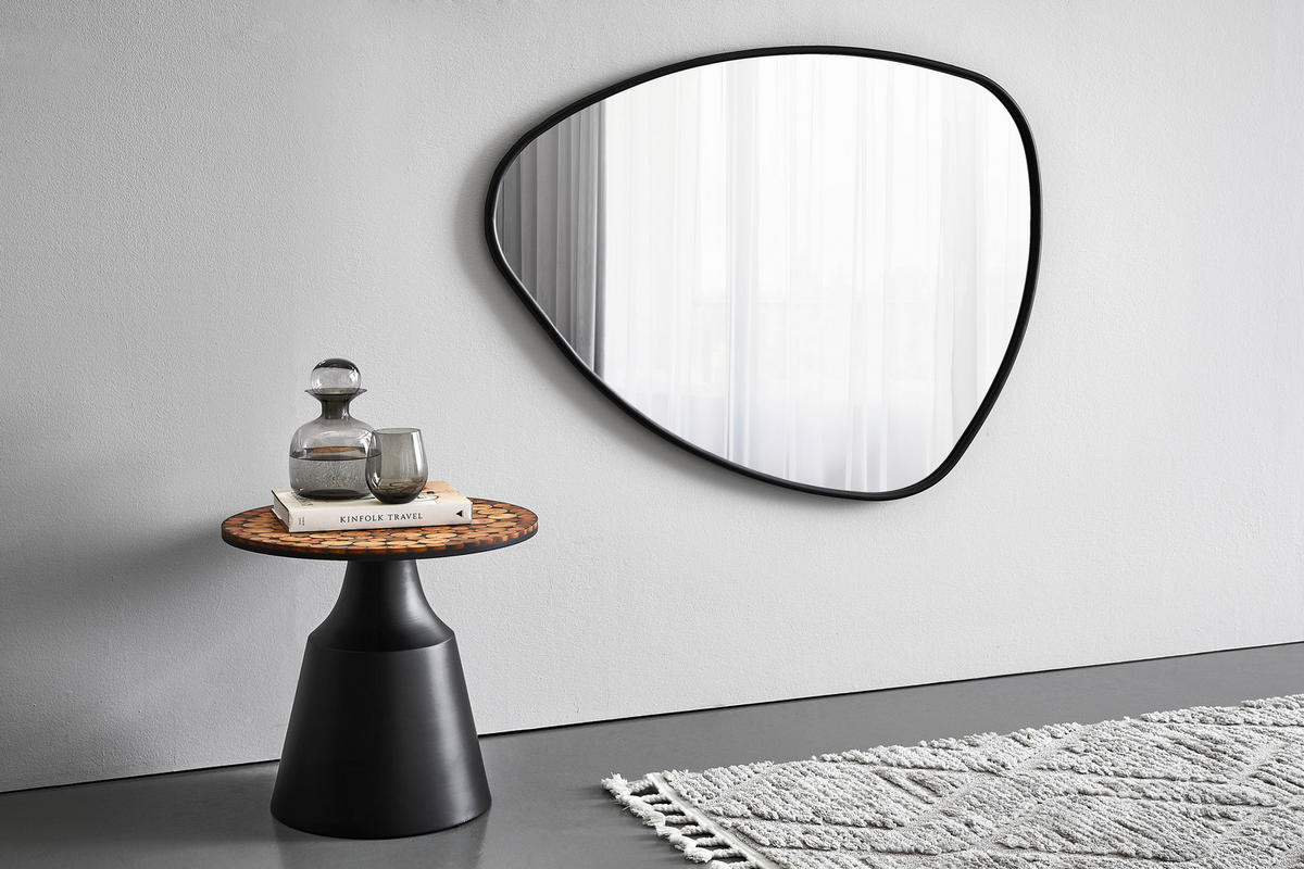 BEISTELLTISCH in Metall, Kunststoff, Holz  - Multicolor/Schwarz, LIFESTYLE, Holz/Kunststoff (49/47.5/49cm) - Livetastic