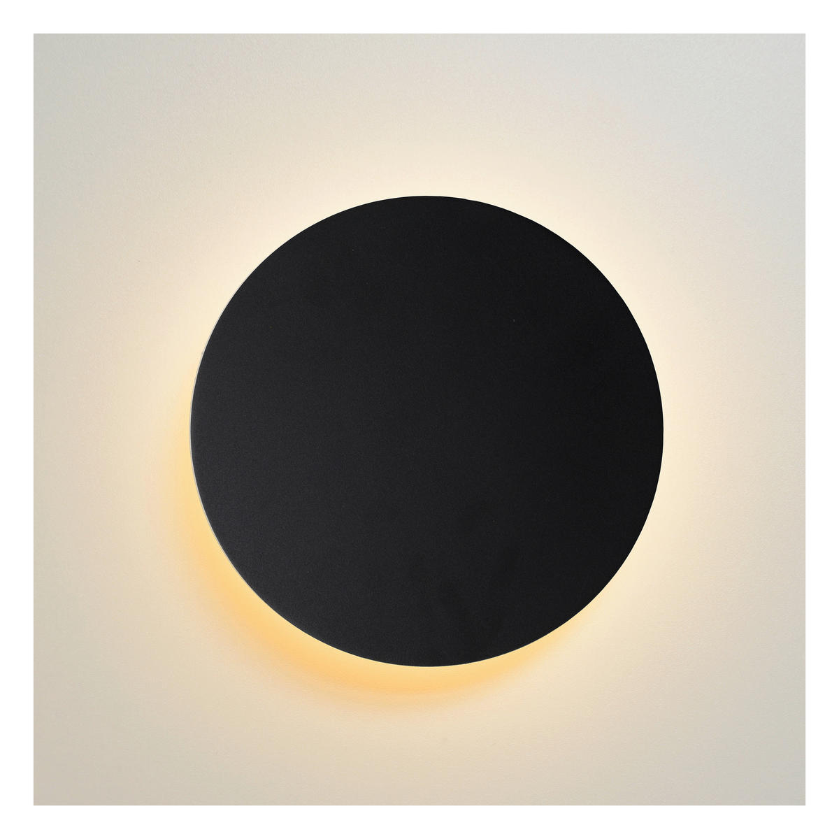 LED-WANDLEUCHTE Eklyps 15/3 cm   - Schwarz, Design, Metall (15/3cm) - Lucide