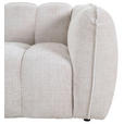 ECKSOFA in Chenille Creme  172/272 cm  - Creme/Schwarz, KONVENTIONELL, Kunststoff/Textil (172/272cm) - Carryhome