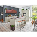 EINBAUKÜCHE   - Grau, Design, Holzwerkstoff - Dieter Knoll