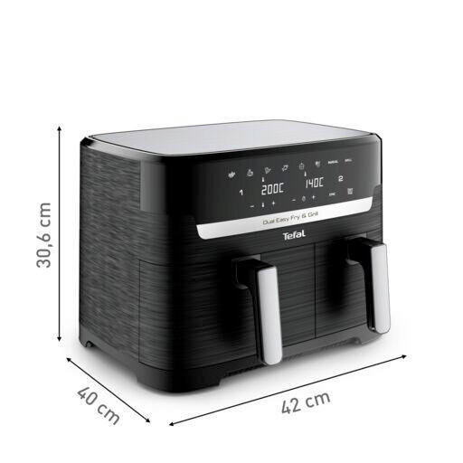 FORRÓLEVEGŐS SÜTŐ - fekete, Basics, műanyag (30,5cm) - Tefal