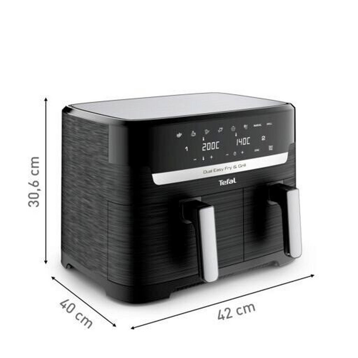 FORRÓLEVEGŐS SÜTŐ - fekete, Basics, műanyag (30,5cm) - Tefal