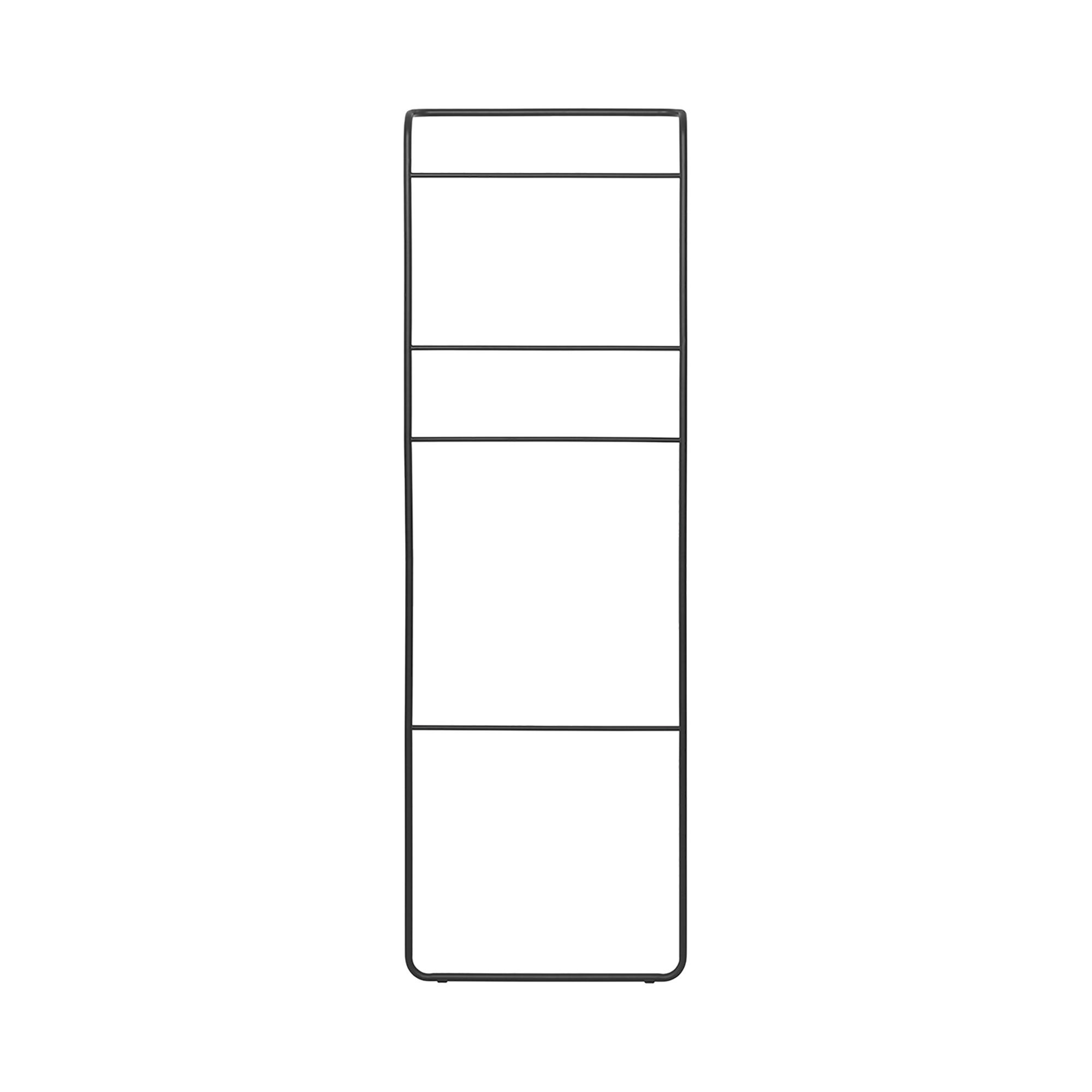 HANDTUCHLEITER - Schwarz, Design, Metall (55,5/170,8/13cm) - Blomus