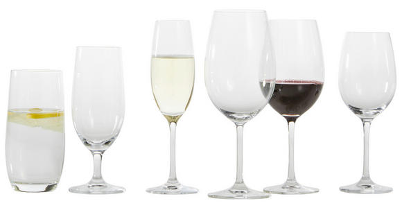 GLÄSERSET - Klar, Basics, Glas (633ml) - Novel