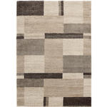 WEBTEPPICH 65/130 cm Palazzo Bloc Braun, Beige  - Beige/Braun, KONVENTIONELL, Textil (65/130cm) - Novel
