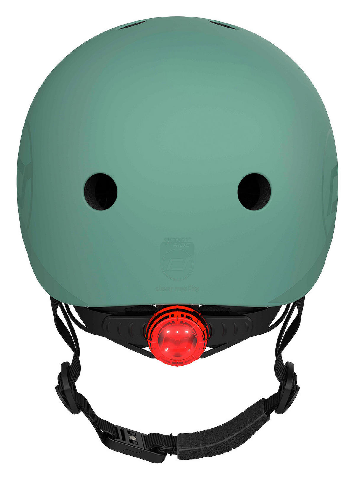 KINDERHELM S-M  - Dunkelgrün, Trend, Kunststoff/Textil (S-Mnull) - Scoot and Ride