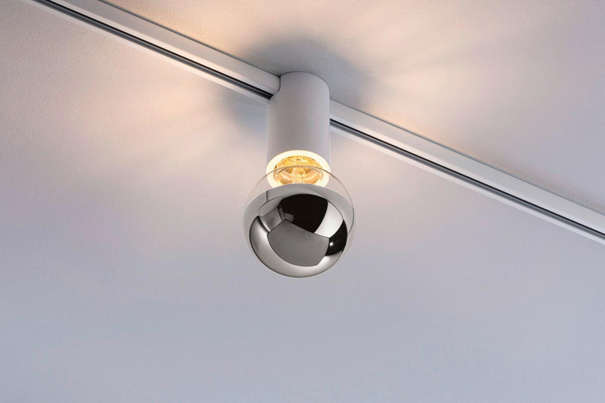 SCHIENENSYSTEM-STRAHLER Socket 5,5/9,6 cm  - Basics (5,5/9,6cm) - Paulmann