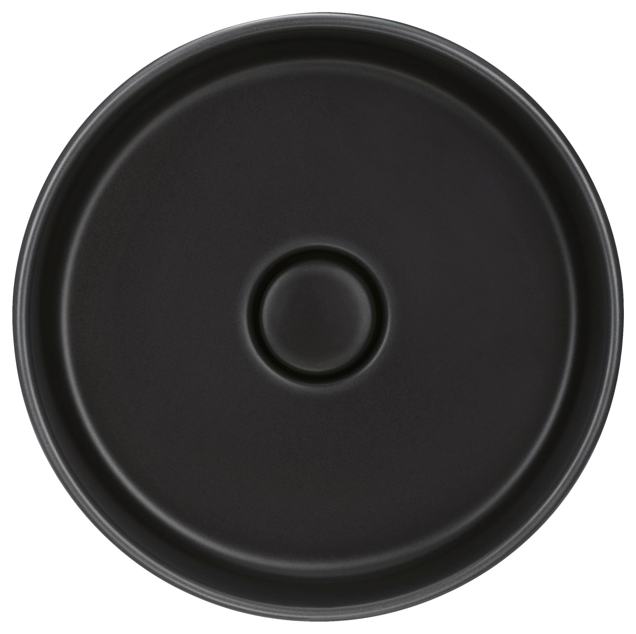 WASCHBECKEN 40/10,2/40 cm  - Schwarz, Basics, Keramik (40/10,2/40cm) - Systemceram