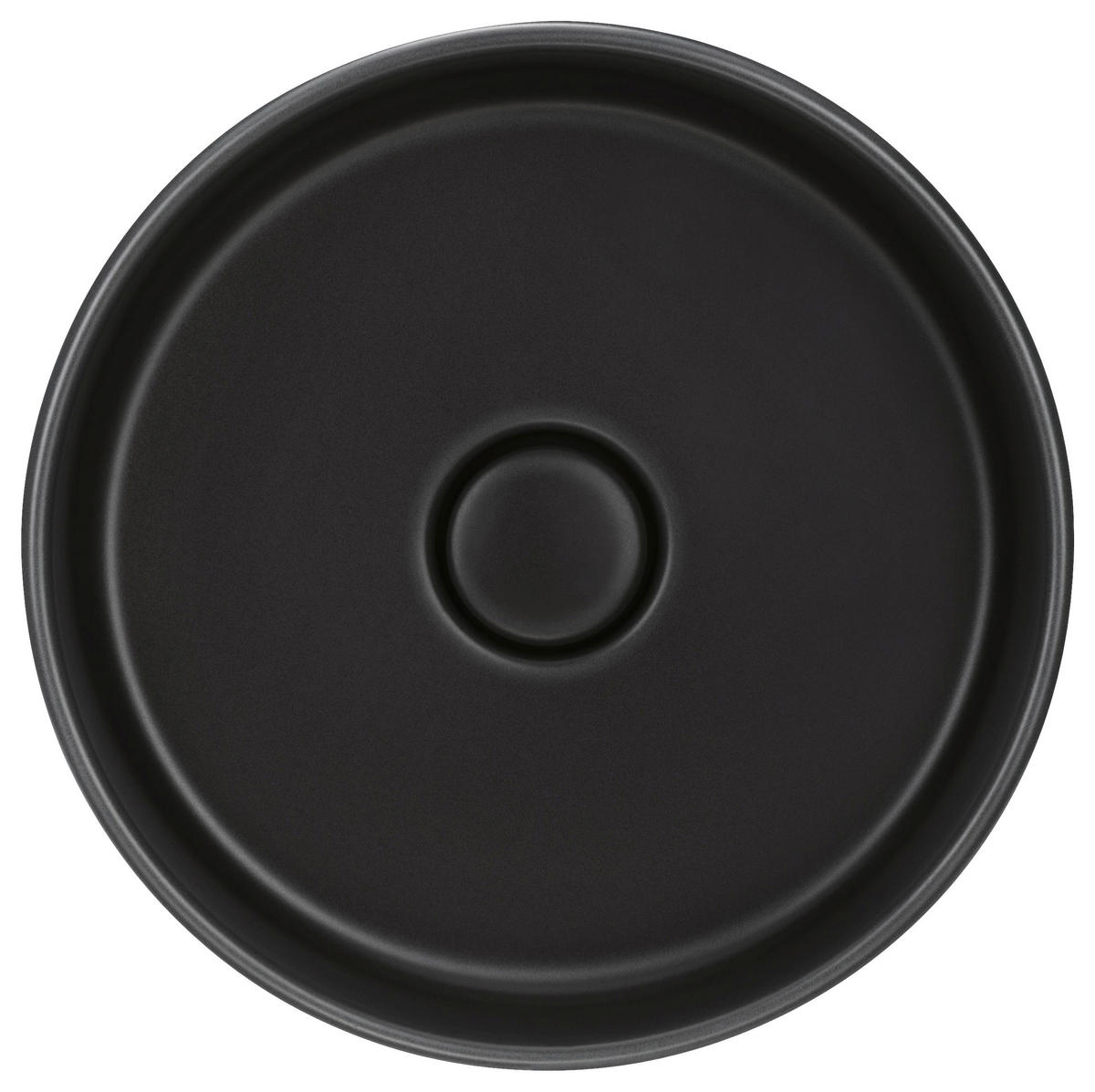 WASCHBECKEN 40/10,2/40 cm  - Schwarz, Basics, Keramik (40/10,2/40cm) - Systemceram