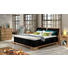BOXSPRINGBETT 180/200 cm in Schwarz, Eichefarben - Eichefarben/Schwarz, Design, Holz/Textil (180/200cm) - Linea Natura BOXSPRINGBETT 180/200 cm in Schwarz, Eichefarben - Eichefarben/Schwarz, Design, Holz/Textil (180/200cm) - Linea Natura