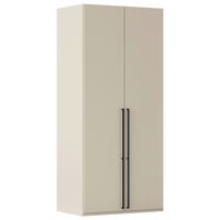 DREHTÜRENSCHRANK 101/223/61 cm,  in Champagner, 2 Tür(en)  - Champagner, Basics, Holzwerkstoff/Metall (101/223/61cm) - Novel
