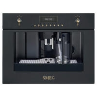 KAFFEEVOLLAUTOMAT CORTINA  - Anthrazit, Basics, Glas/Metall (59,5/45,5/38cm) - SMEG