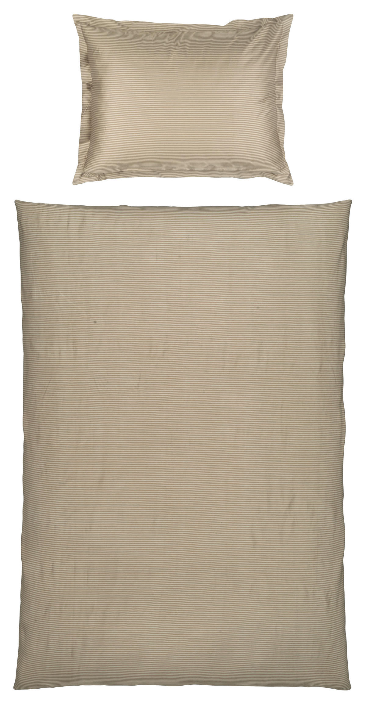 POSTELJINA SA DVA LICA 140/200 cm saten bež  - bež, Konvencionalno, tekstil (140/200cm) - Ambiente