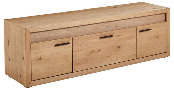 LOWBOARD in 180/57/48 cm - Schwarz, KONVENTIONELL, Holz/Holzwerkstoff (180/57/48cm) - Cantus