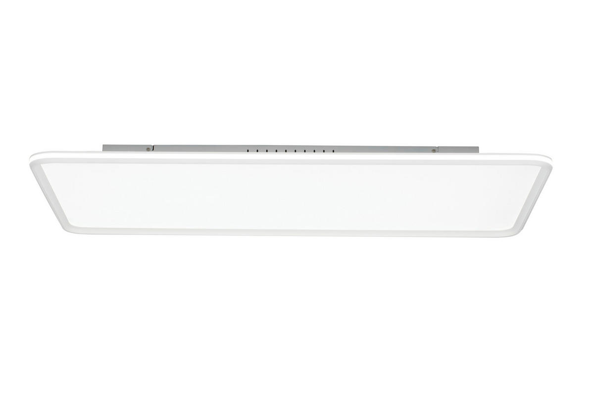 LED-DECKENLEUCHTE Bosona 110/60/7 cm  - Weiß, Basics, Kunststoff/Metall (110/60/7cm) - Novel
