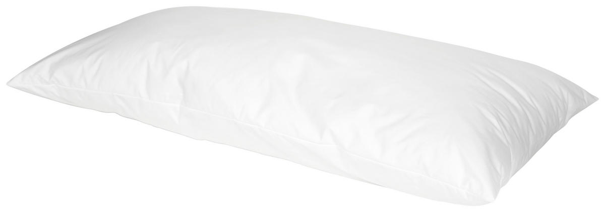 KOPFKISSEN   40/80 cm       - Weiß, Basics, Textil (40/80cm)