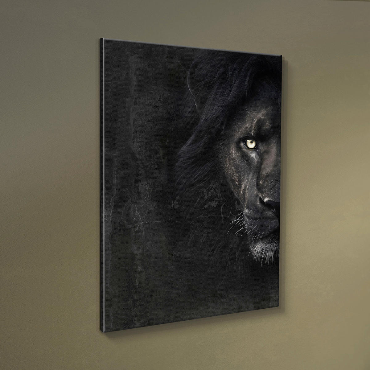 LEINWANDBILD Tiere 60/80 cm  - Multicolor/Schwarz, Basics, Holz/Textil (60/80cm)