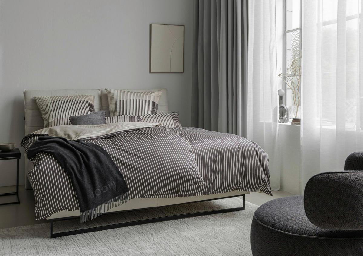ÁGYNEMŰHUZAT-GARNITÚRA 140/200 cm  - szürke, Trend, textil (140/200cm) - Joop!