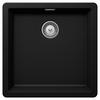 SPÜLE GREN100APUR  - Schwarz, Basics, Stein (45,6/45,6cm) - Schock