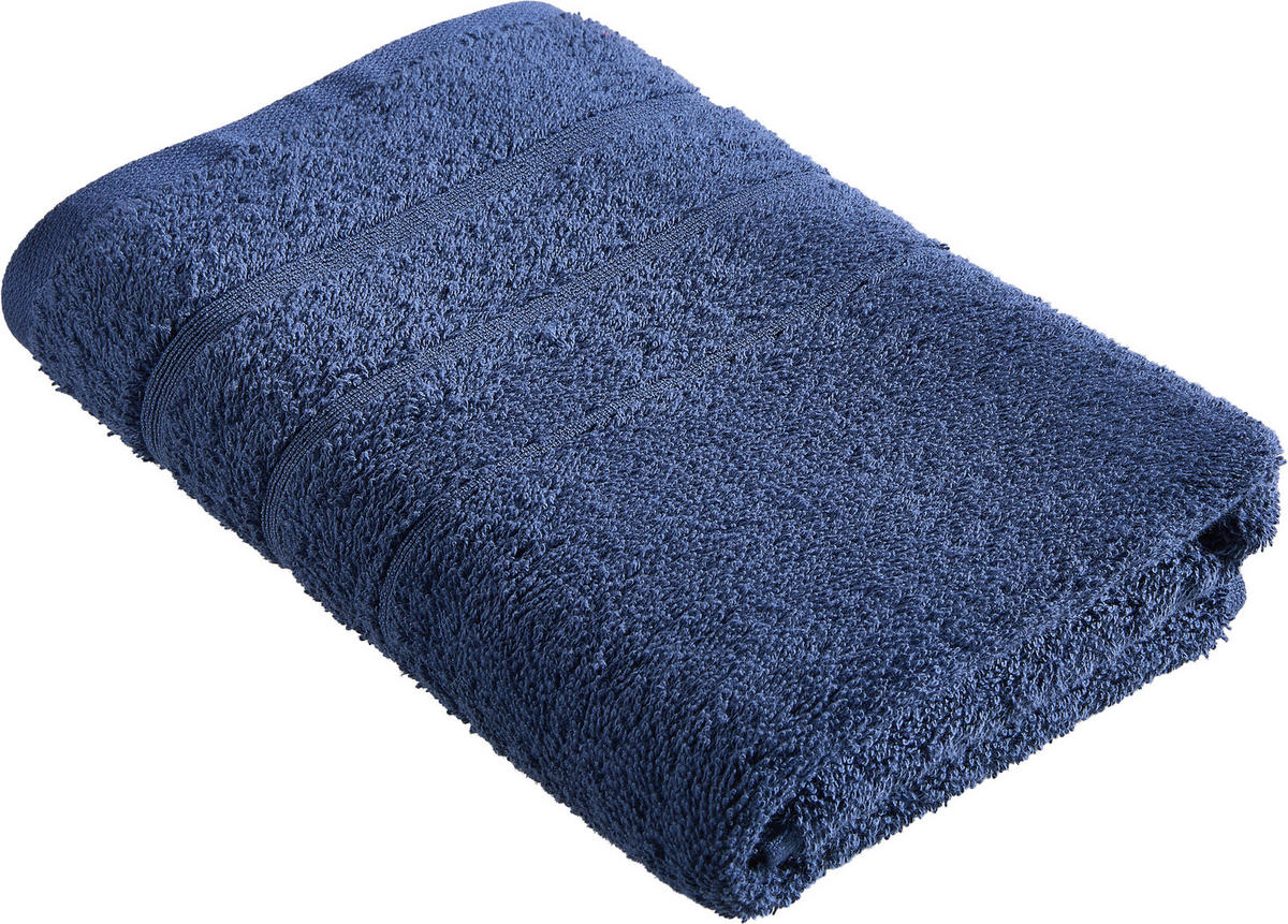 HANDTUCH Dunkelblau  - Dunkelblau, Basics, Textil (50/100cm) - Bio:Vio