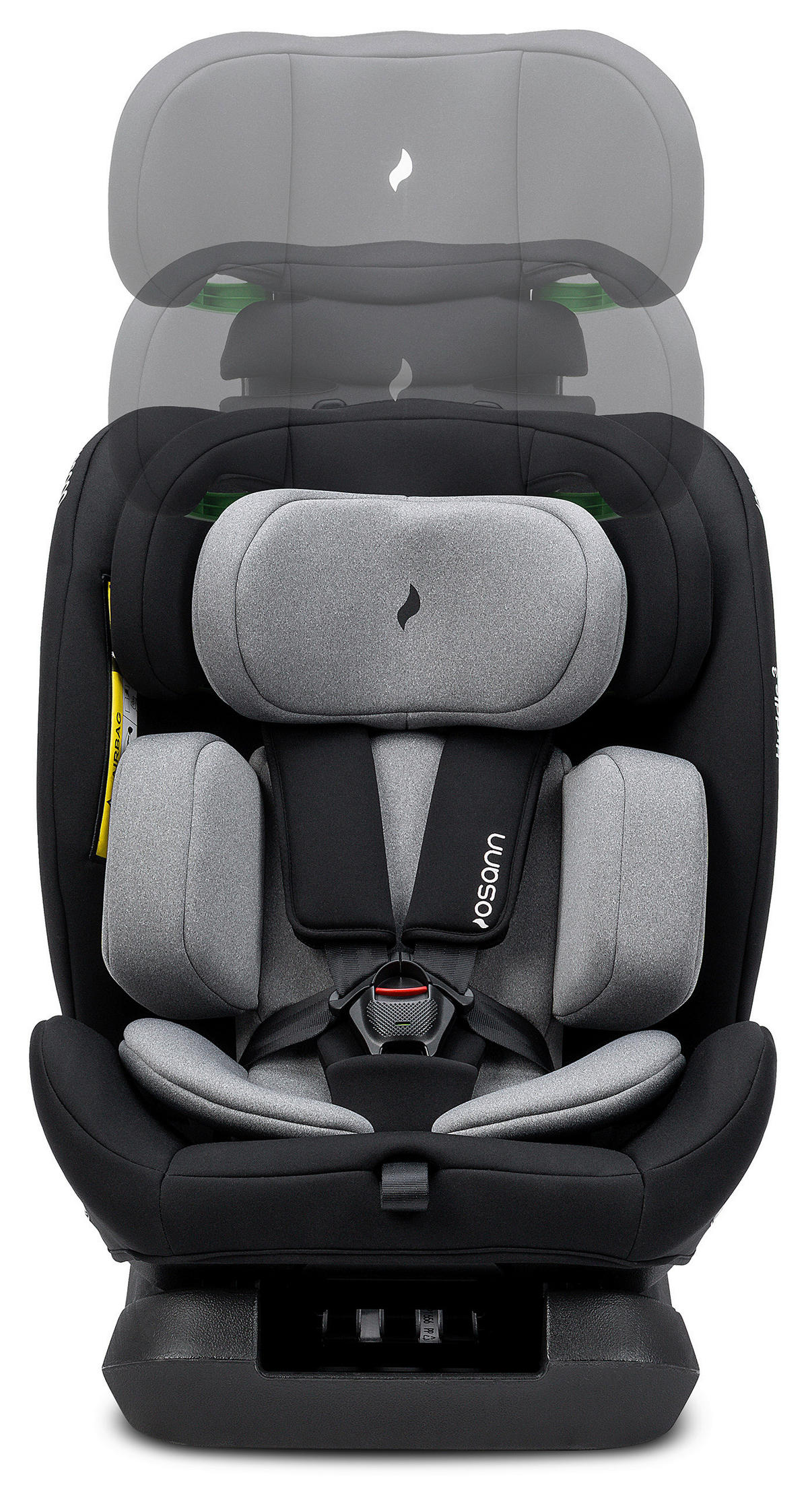 REBOARDER-KINDERSITZ HUDDLE 3  - Grau, KONVENTIONELL, Kunststoff (44/58/50cm) - Osann