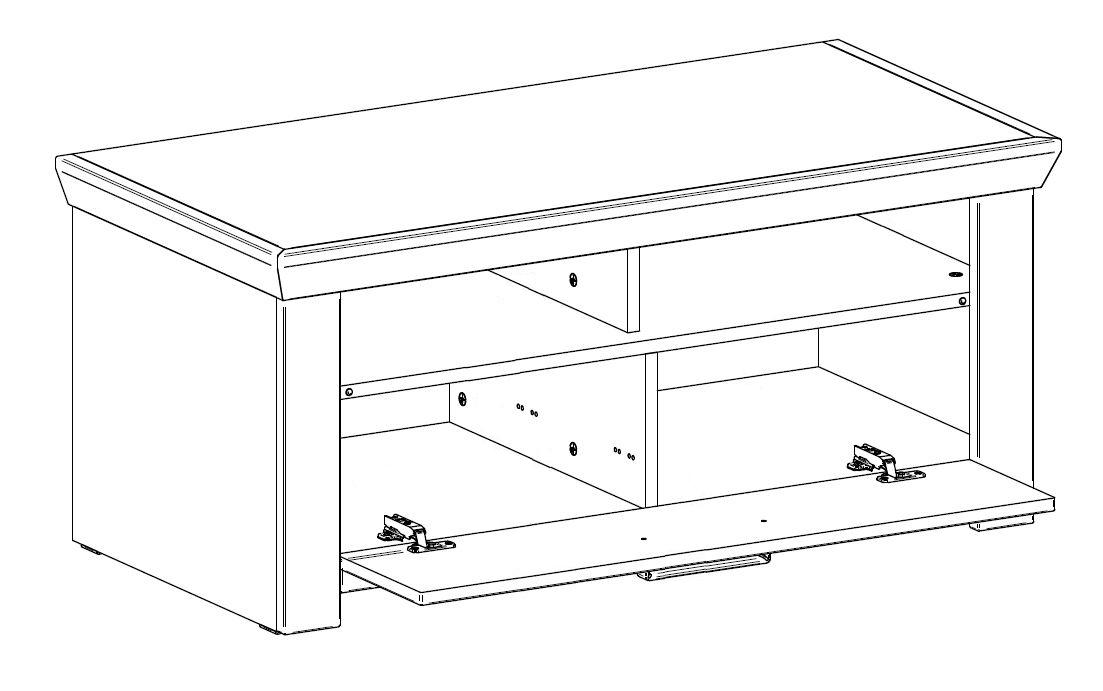 GARDEROBE 4-teilig  in 190/209/51,2 cm  - Eichefarben/Graphitfarben, Basics, Holzwerkstoff (190/209/51,2cm) - SetOne by Musterring