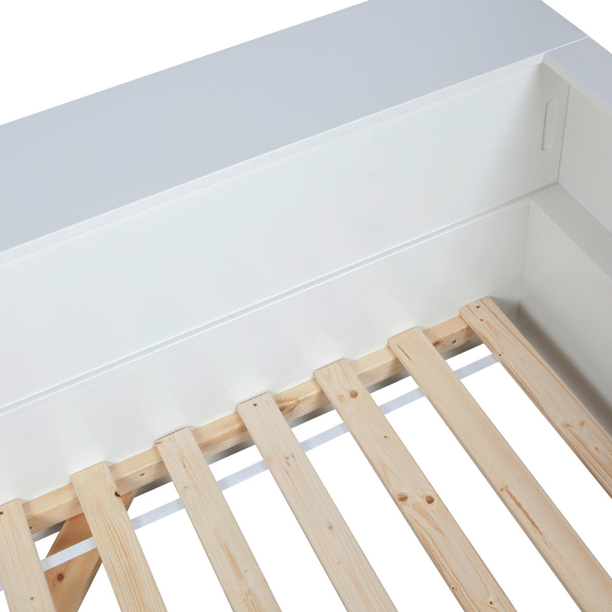 BETT 90/200 cm  in Weiß  - Weiß, Design, Holz (90/200cm) - Livetastic