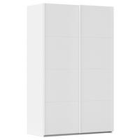 SCHWEBETÜRENSCHRANK 137/223/68 cm 2-türig Weiß  - Weiß, Design, Holzwerkstoff/Kunststoff (137/223/68cm) - Novel