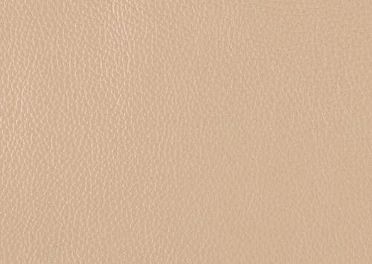 2-SITZER-SOFA  in Echtleder Beige   - Beige/Schwarz, Design, Leder/Metall (180/82/92cm) - Johann Jakob