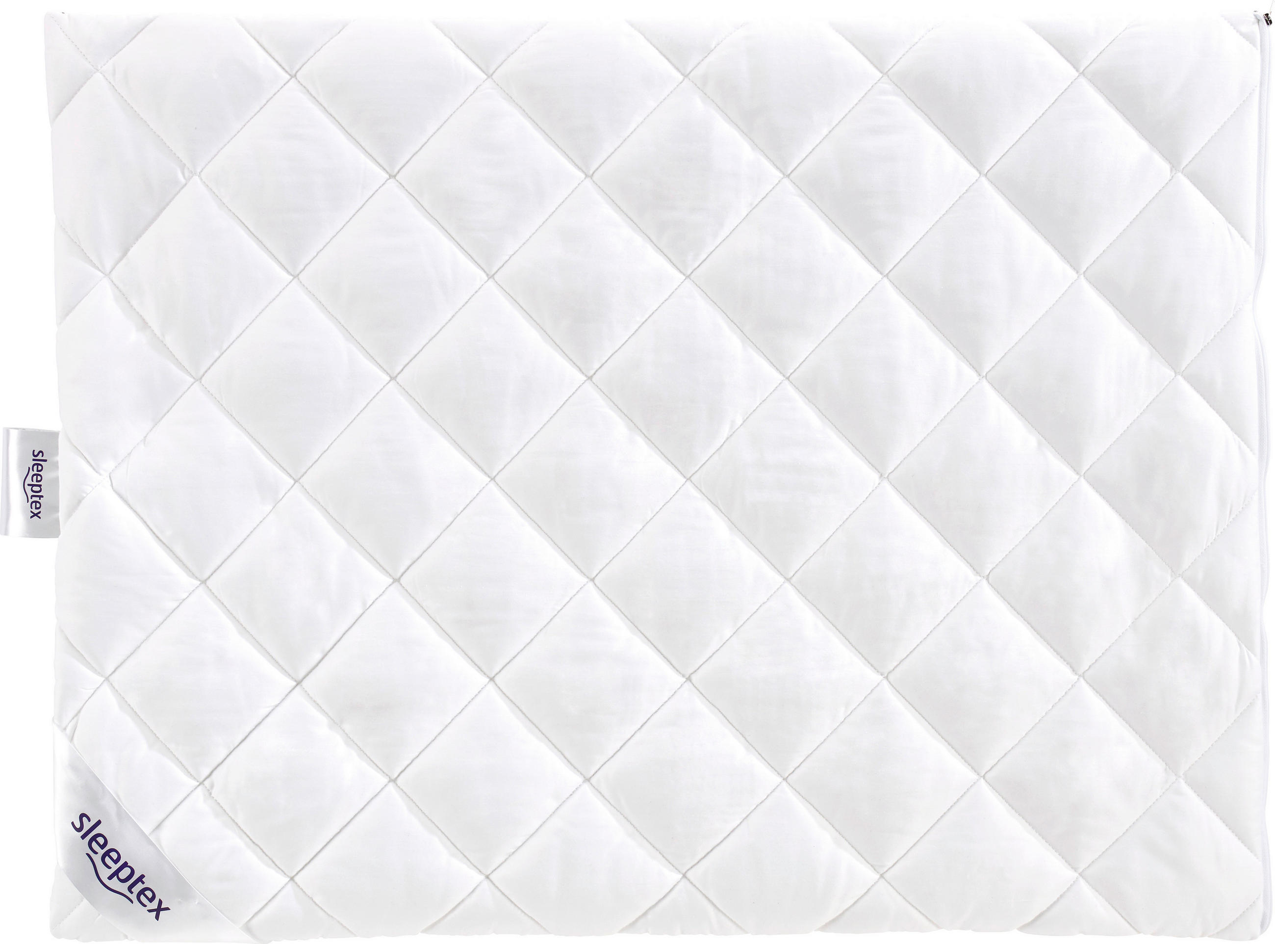 OBLIEČKA NA VANKÚŠ POD HLAVU, 70/90 cm, bavlna - biela, Basics, textil (70/90cm) - Sleeptex