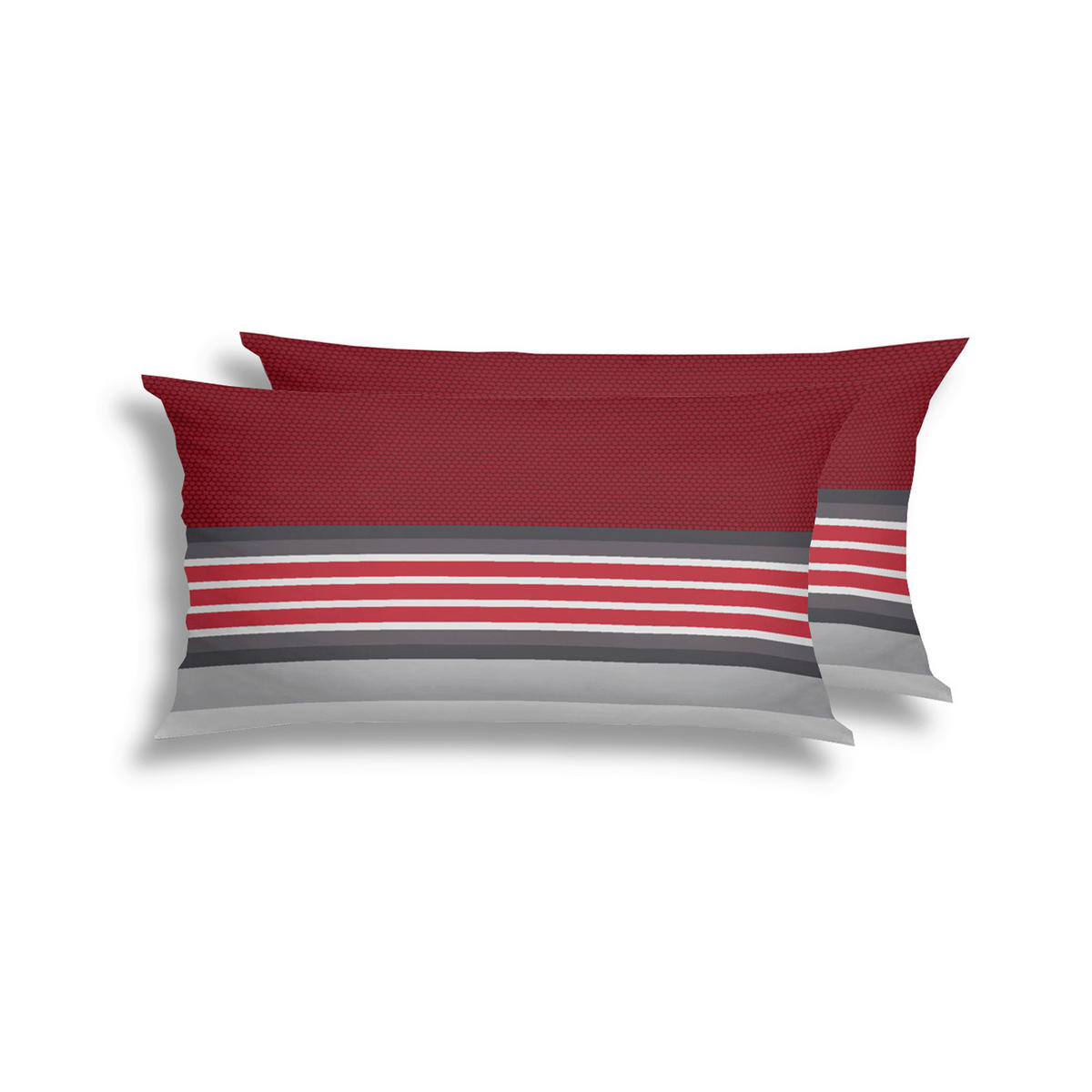 KOPFPOLSTERBEZUG 40/80 cm  - Rot, Design, Textil (40/80cm) - Florella