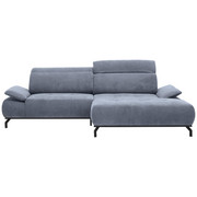 SEDACÍ SOUPRAVA, šedá, textilie - šedá/černá, Design, kov/textilie (270 175 cm) - Carryhome