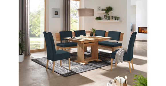 STUHL in Holz, Metall, Textil Anthrazit, Buchefarben  - Anthrazit/Buchefarben, Natur, Holz/Textil (47/103/60cm) - Cantus