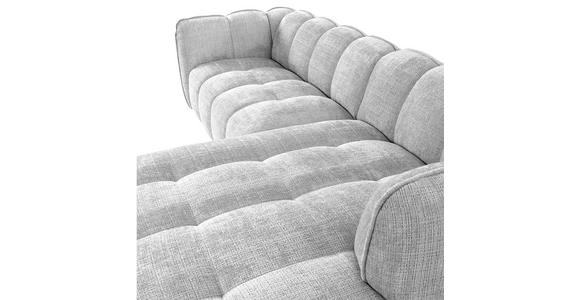 ECKSOFA in Chenille Hellgrau 272/172 cm - Hellgrau/Schwarz, KONVENTIONELL, Kunststoff/Textil (272/172cm) - Carryhome