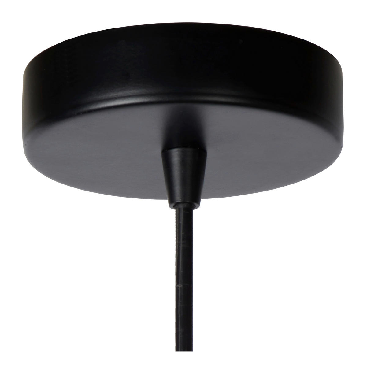 HÄNGELEUCHTE Ruben 22/22/150 cm   - Schwarz, Basics, Metall (22/22/150cm) - Lucide