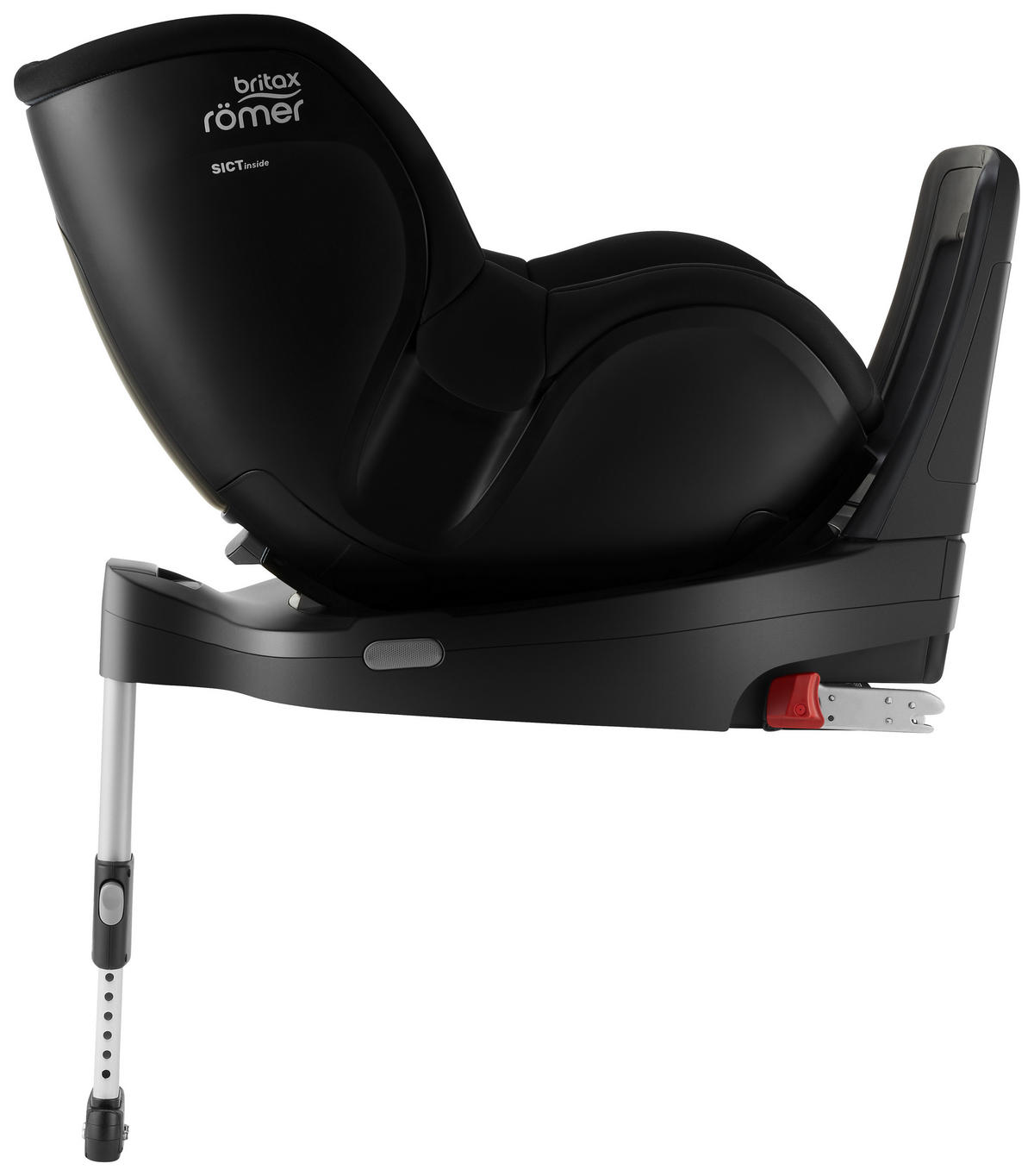 REBOARDER-KINDERSITZ DUALFIX PRO M  - Schwarz, Basics (44/48/74cm) - Britax Römer