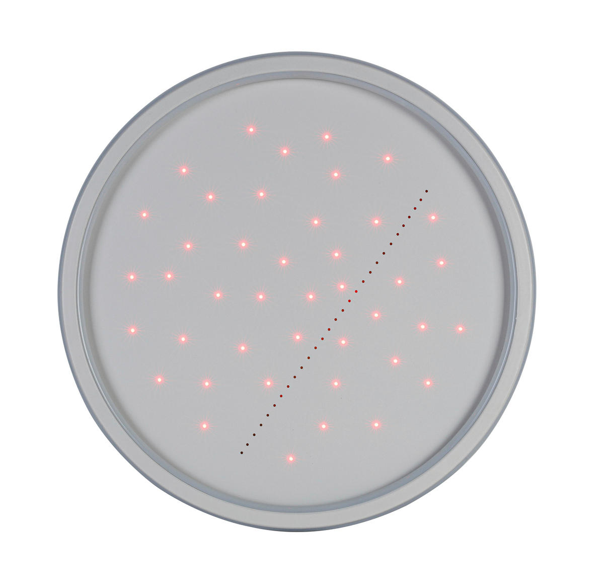 LED-DECKENLEUCHTE Kettering 45/5,5 cm   - Weiß, Trend, Kunststoff/Metall (45/5,5cm) - Novel