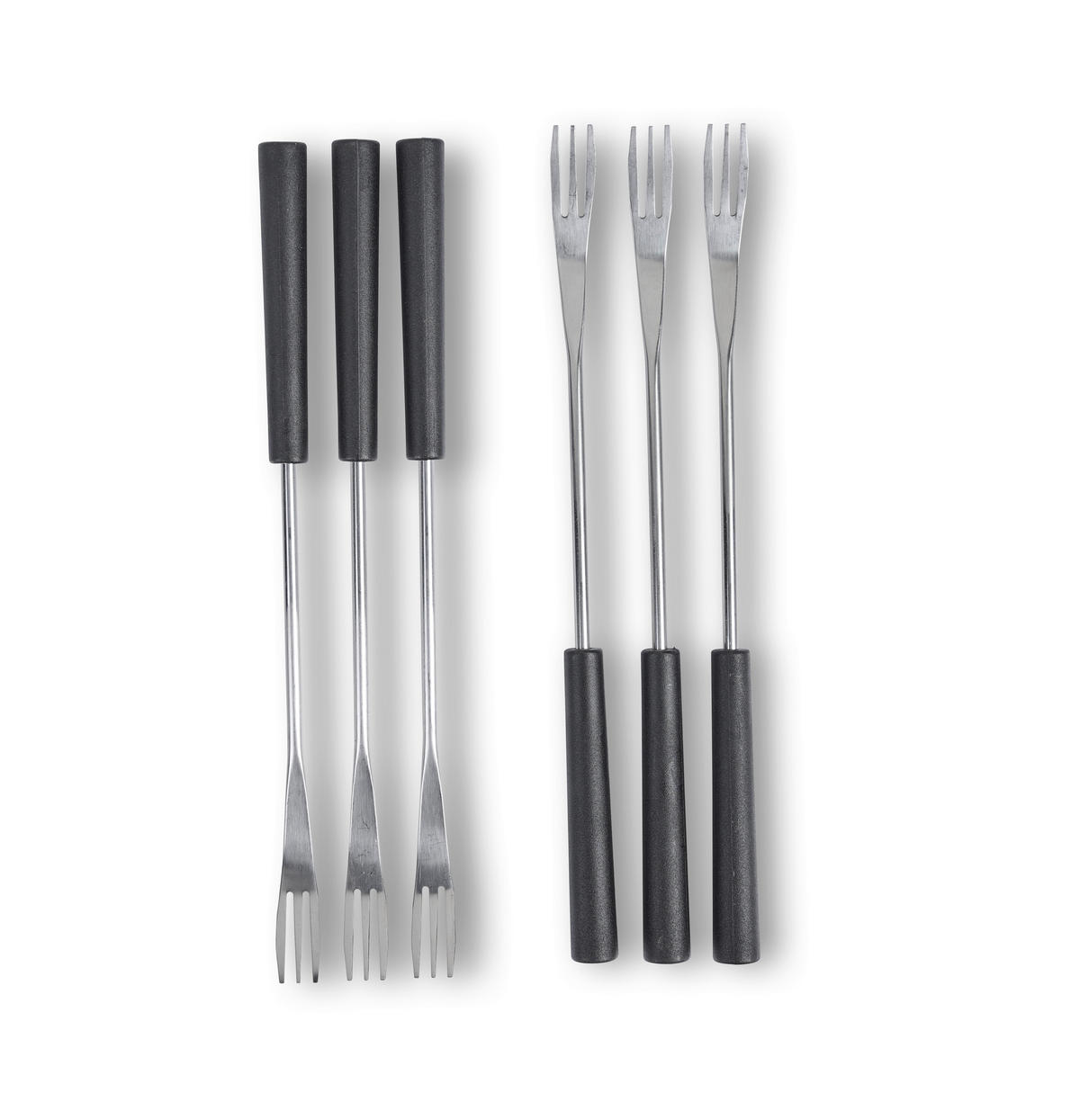 FONDUESET  - Edelstahlfarben/Schwarz, Basics, Keramik/Kunststoff - Homeware Profession.