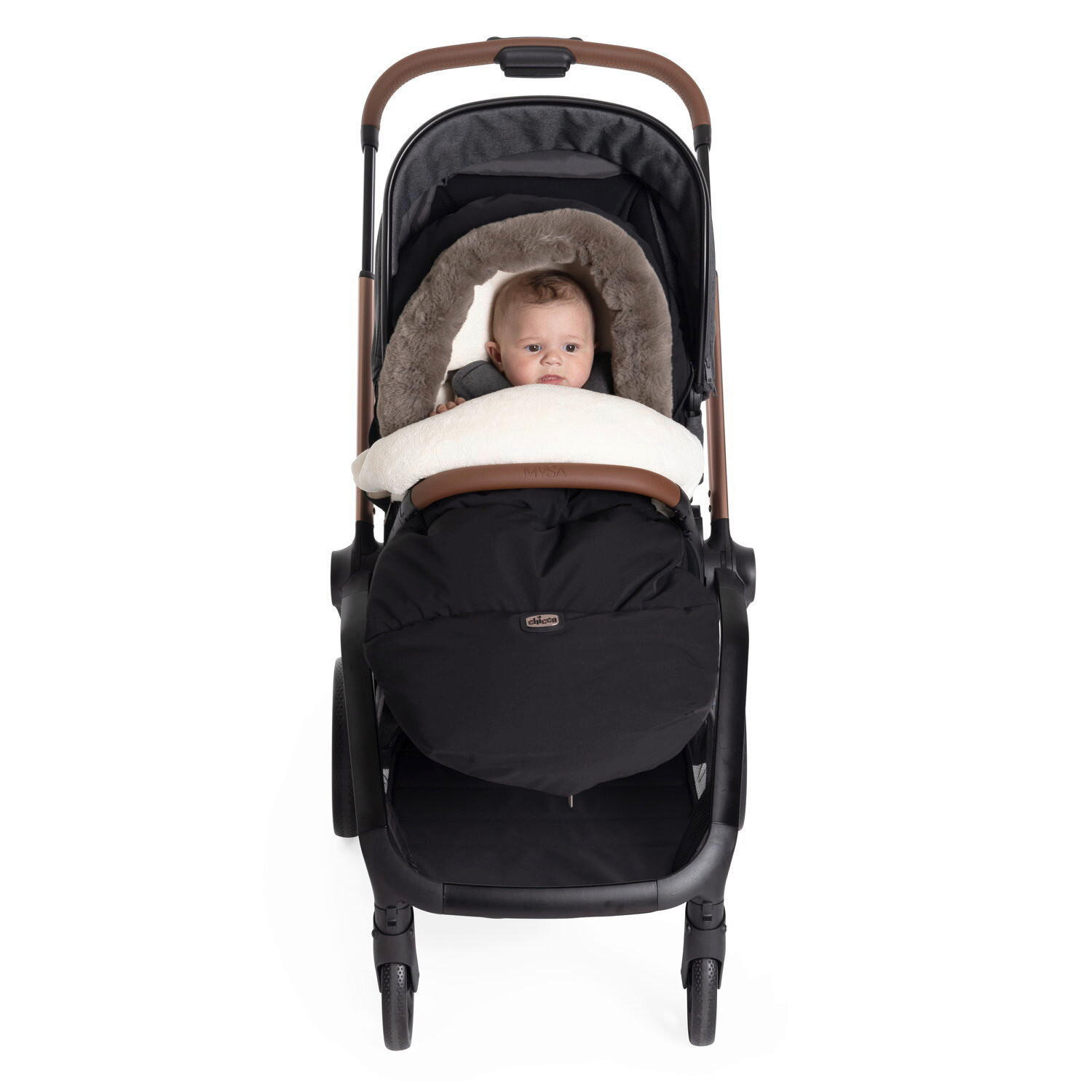 FUßSACK  - Schwarz, Basics, Textil (48/90cm) - Chicco