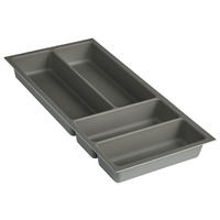 BESTECKEINSATZ - Schieferfarben, Basics, Kunststoff (30/4,9/50cm) - Nobilia